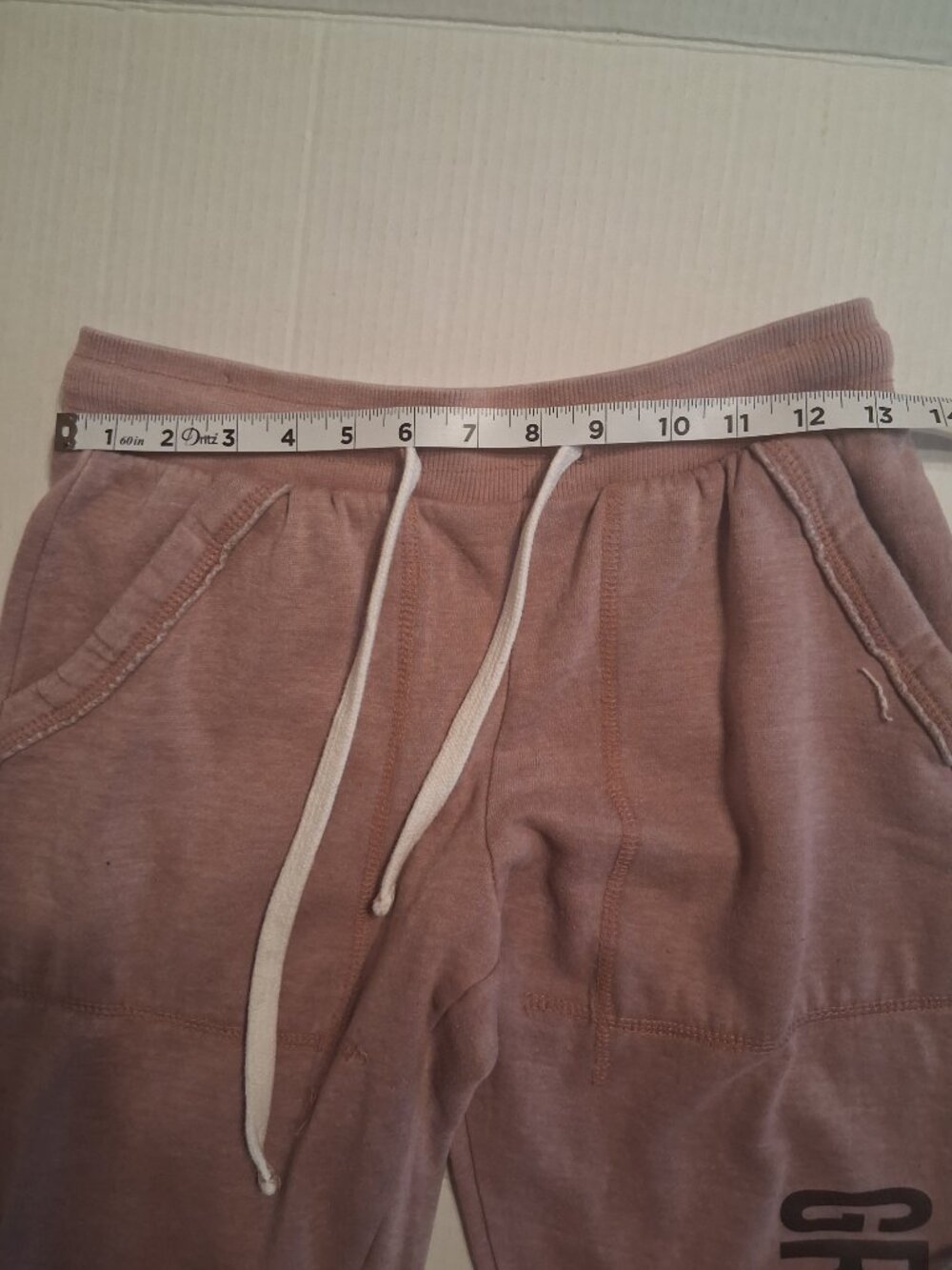Great Smoky Mountains Tennessee Size S Graphic Joggers Sweatpants Dusty Rose - Picture 7 of 8